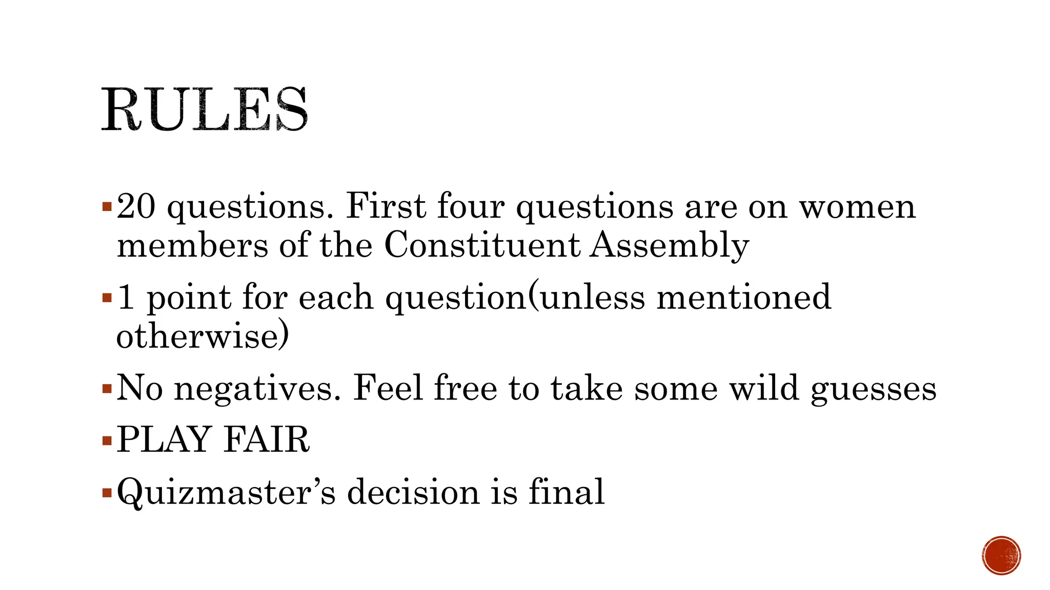 What Is The Main Point Of The Quizmaster Study