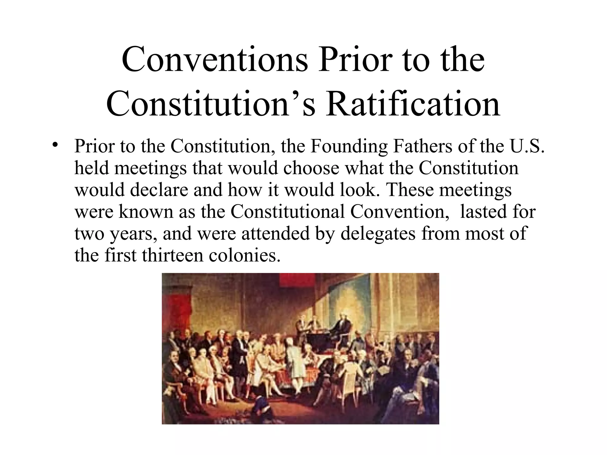 History of the Constitution PPT