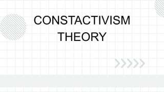CONSTACTIVISM
THEORY
 