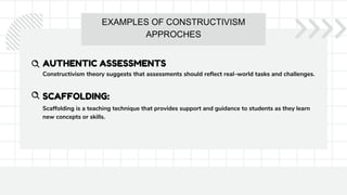Constructivist Assessment Examples Constractivism Theory.pptx