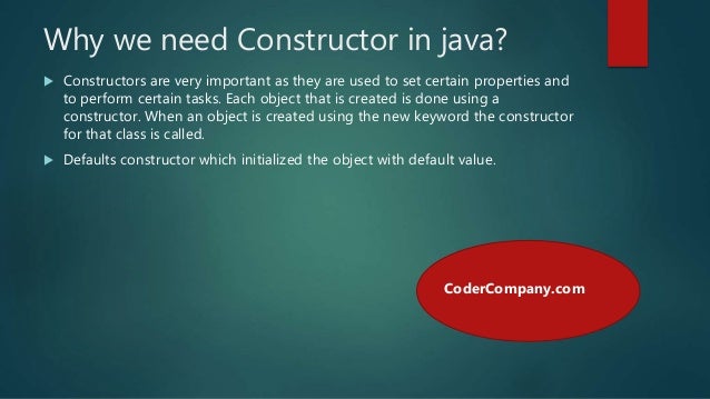 Difference between Contractor and Method in java