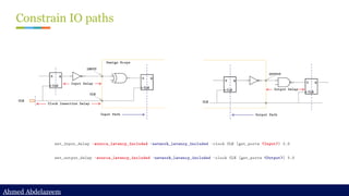 Ahmed Abdelazeem
Ahmed Abdelazeem
Constrain IO paths
 