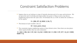 Constraint Satisfaction Problems_ AI2025 | PPTX