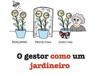 O gestor como um
jardineiro
 