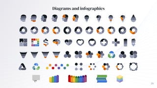 Diagrams and infographics
26
 