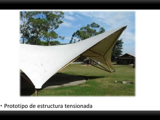  Prototipo de estructura tensionada
 