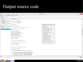 34 de 44 
Output source code 
 