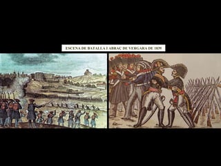 ESCENA DE BATALLA I ABRAÇ DE VERGARA DE 1839 