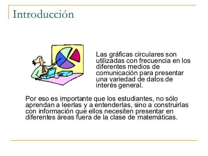 Construcción de gráficas circulares