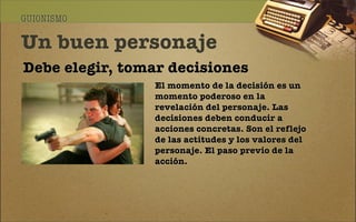 Construcción del personaje