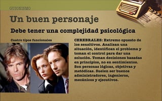 Construcción del personaje