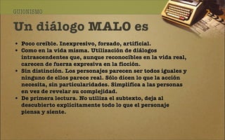 Construcción del personaje