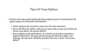 Fosa séptica - Diccionario Ilustrado Inmobiliaria y Construcción IC