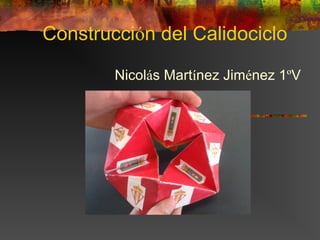 Construcción del Calidociclo 
Nicolás Martínez Jiménez 1ºV 
 