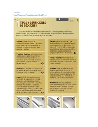 Perfiles
http://issuu.com/legissa/docs/perfiles/3?e=0
 