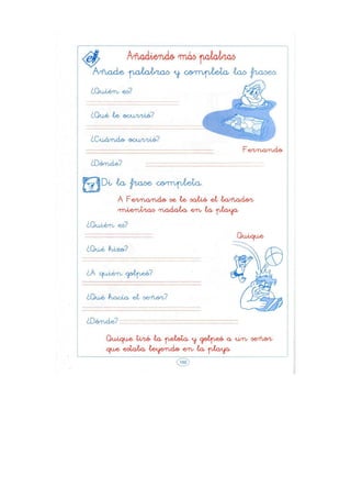 Construccion y ampliacion de frases