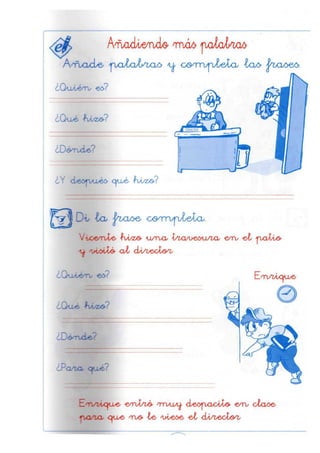 Construccion y ampliacion de frases