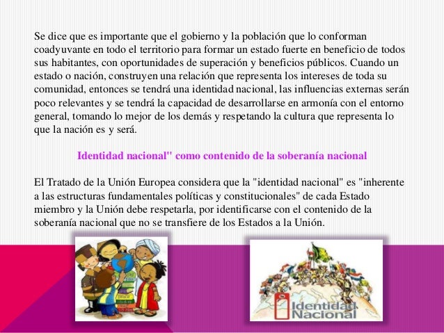 Construcción de identidad nacional