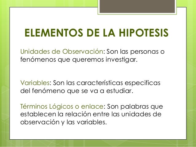 Construccion de la hipotesis de investigación