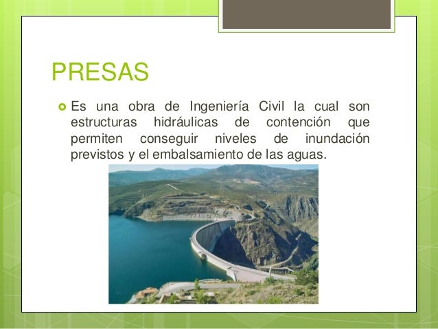 Construccion de presas