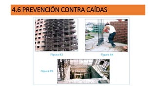4.6 PREVENCIÓN CONTRA CAÍDAS
 