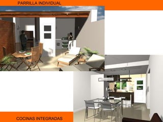 COCINAS INTEGRADAS PARRILLA INDIVIDUAL 