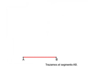 Construcción de un pentágono conocido el lado.