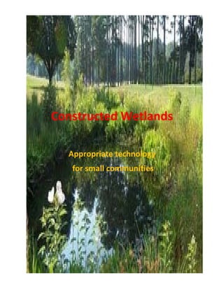  
 
 
 
 
 
Constructed Wetlands 
 
Appropriate technology 
 for small communities 
 
 
 
   
 