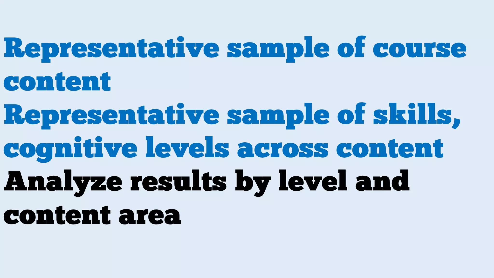 Constructing test questions and the table of specifications tos pdf