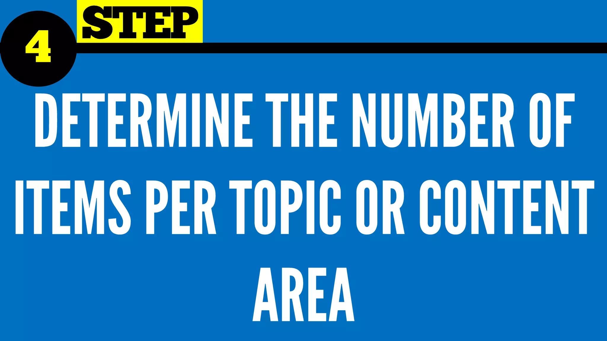 Constructing test questions and the table of specifications tos pdf