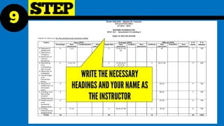 Constructing Test Questions and the Table of Specifications (TOS) | PDF