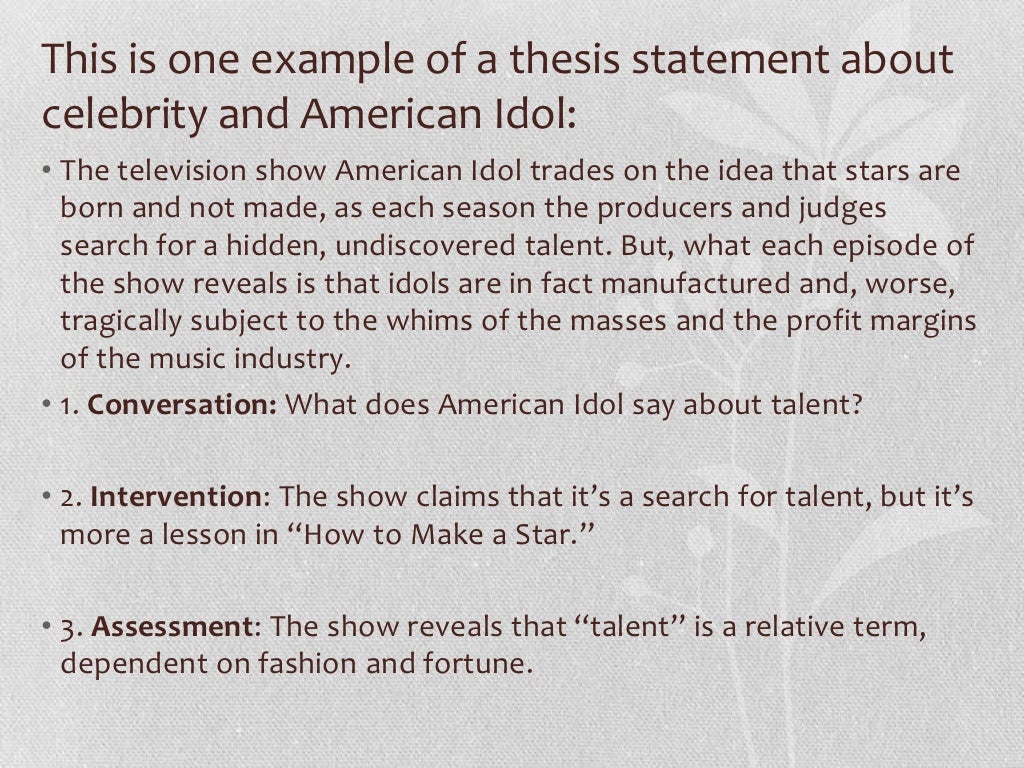 How to write a thesis statement for beginners picture