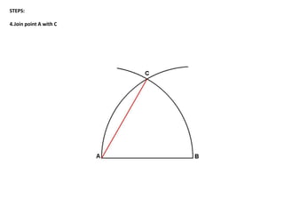 STEPS:
4.Join point A with C
 