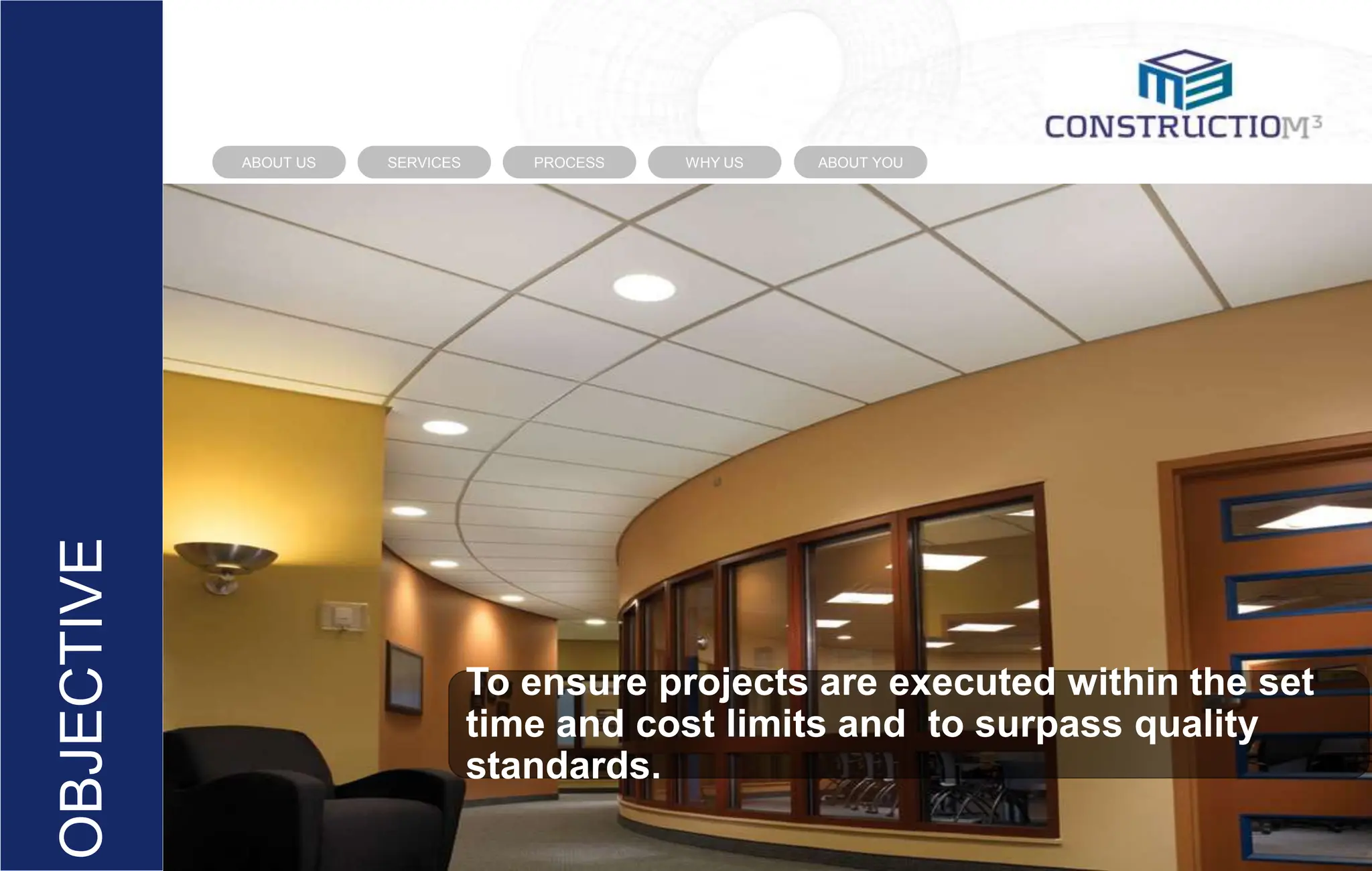 Constructiom3 Interiors Design and Construction Company | PPT
