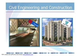 Civil Engineering and Construction




PDF created with pdfFactory trial version www.pdffactory.com
 