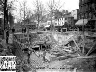 Mars 1902 Chantier station Anvers
 