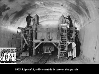 1905 Ligne n° 4, enlèvement de la terre et des gravois
 