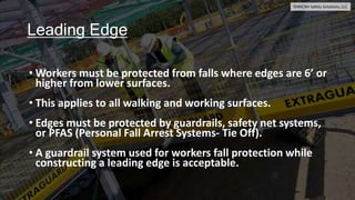 Leading Edge Fall Protection Poster.pdf Fall Protection for Construction | PPTX