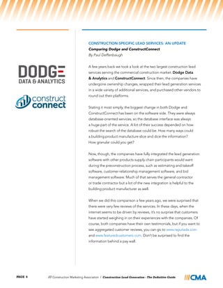 Construction Lead Generation - The Definitive Guide | PDF