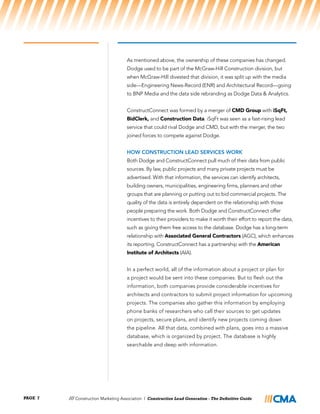 Construction Lead Generation - The Definitive Guide | PDF