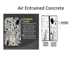 Air Entrained Concrete
 
