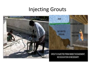 Injecting Grouts
 