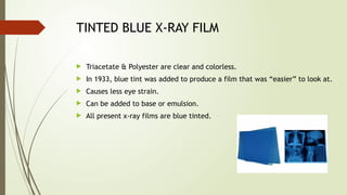 Construction and types of X-ray Films,Cassettes, Screens.pptx