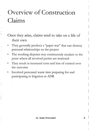 Construction claims