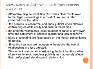 Adr Case Examples For Project Construction claims, disputes and project closure | PPTX