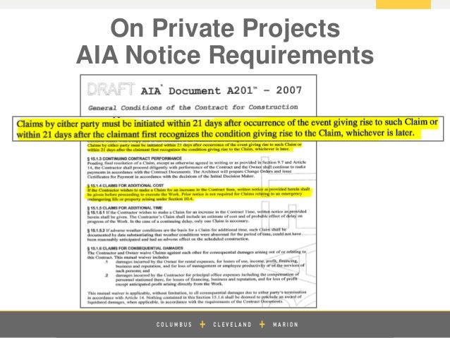 Construction Claims Management Project Documentation Seminar