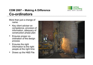 Construction Design And Management Regulations (Cdm2007) Presentation | PDF
