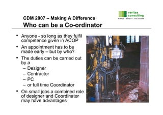 Construction Design And Management Regulations (Cdm2007) Presentation | PDF