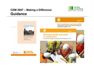 Construction Design And Management Regulations (Cdm2007) Presentation | PDF