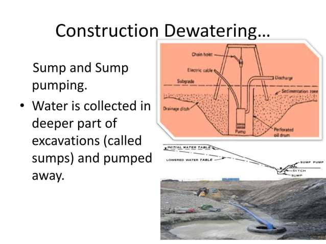 Construction dewatering | PPTX | Developmental Sites | Real Estate